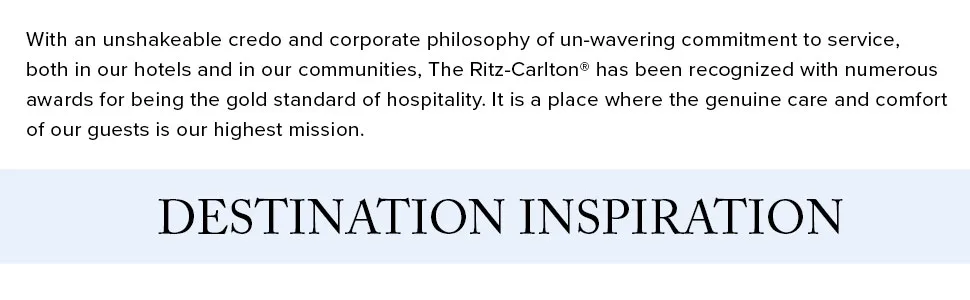 The Ritz-Carlton Moisturizer - 16.9 oz. - The Ritz-Carlton, Destination, Inspiration