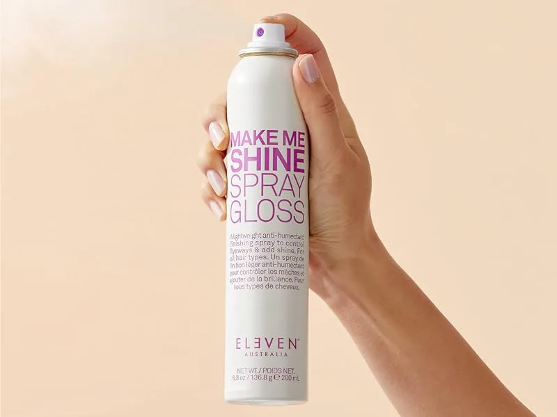ELEVEN AUSTRALIA Make Me Shine Spray Gloss Lightweight Finishing Spray - 6.7 Oz - Make Me Shine Spray Gloss
