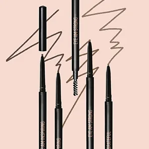 REALHER Definer Brow Pencil - Eye Am Inspiring - Dark Brown - Perfect for Subtle or Bold Brows - realher, realher makeup, makeup, brow pencil, brows, hairs, browns, light, medium, dark, spoolie