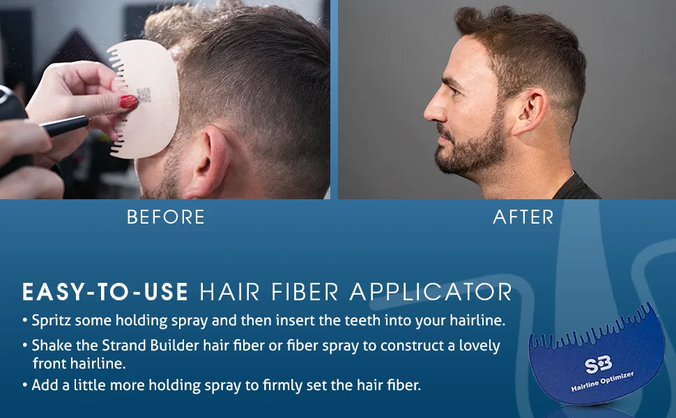 Strand Builder Hairline Optimizer for Thinning Hair  Hair Loss Products Tool for Guiding Hair Fiber Spray - Strand Builder Hair Line Optimizer (B08GL3QXXB)