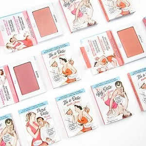 theBalm Clean and Green Powder Blush Third Date - date blush