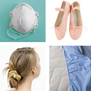 Elastic for Sewing Masks Stretchy Elastic String for Masks Sewing Craft DIY  Premium Quality  Soft Material  Round Elastic Cord for mask (5MM185Yards) - Elastic Bands for Sewing