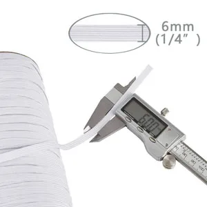Elastic for Sewing Masks Stretchy Elastic String for Masks Sewing Craft DIY  Premium Quality  Soft Material  Round Elastic Cord for mask (5MM185Yards) - Elastic Bands for Sewing