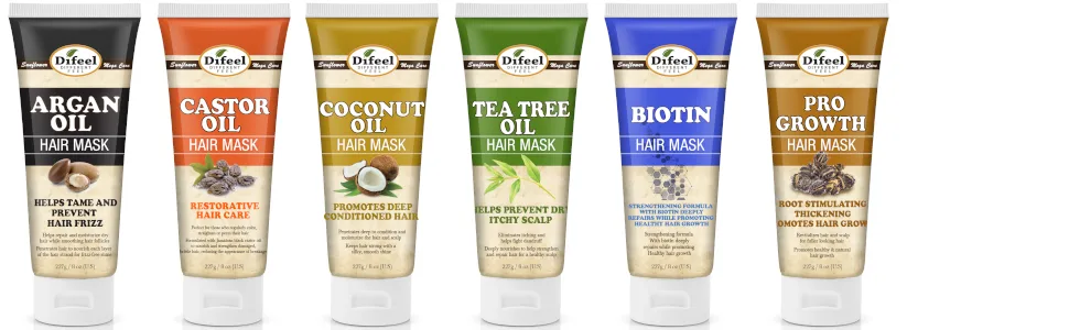 Difeel Macadamia Oil Hair Mask 8 oz. - Macadamia Deep Repair Mask - other