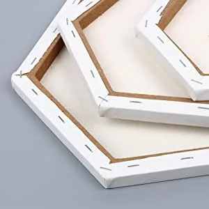 Painting Canvas Panel Boards  Heart-Shaped Artist Canvas Boards  6Pcs/Set Cotton Stretched Primed Blank Canvas Panels for Students Artist Hobby Painters Beginners - Artist Canvas Boards