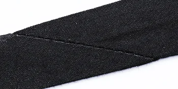 Double Fold Bias Tape Bias Binding Tape for Sewing  Seaming  Hemming  Piping  Quilting  1/2 Inch x 50 Yards (Black) - product information 4