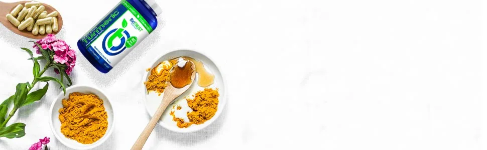 BioTrust Ageless Turmeric  CurcuWIN Turmeric Extract  46x More Bioavailable  High Absorption Long Lasting Curcumin with Ginger Extract  Healthy Inflammation and Antioxidant Support (60 Capsules) - Ageless Turmeric