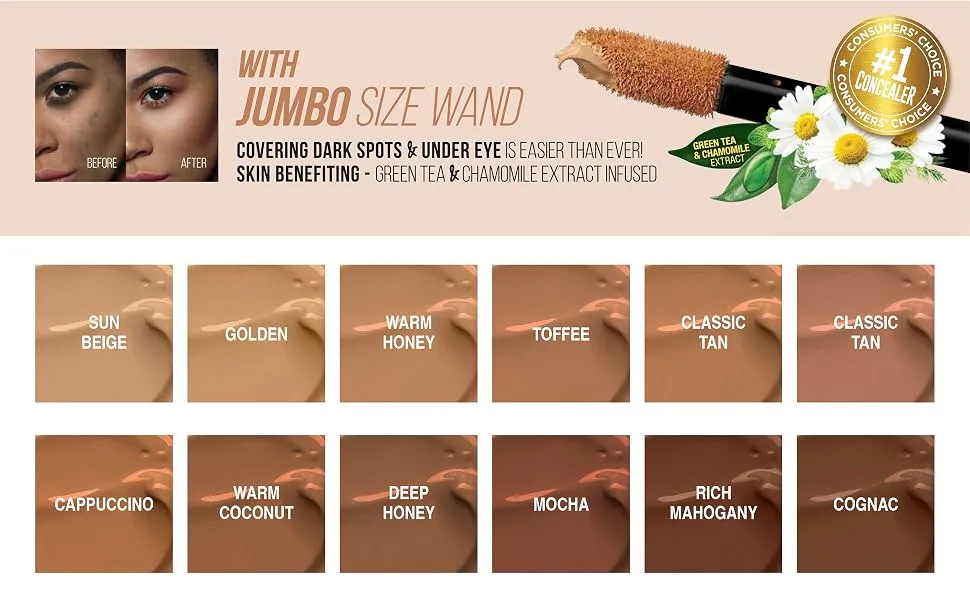 Kiss New York Professional ProTouch Full Cover Concealer 12mL (0.40 US fl. oz.) - (Mocha) - KPWC