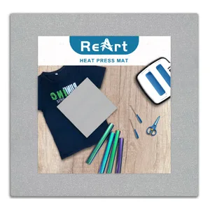 ReArt Heat Press Mat 17 x 17 for Cricut Easypress Both Sides Applicable - Mat for Heat Press Machines and HTV and Iron On Projects - product information 2