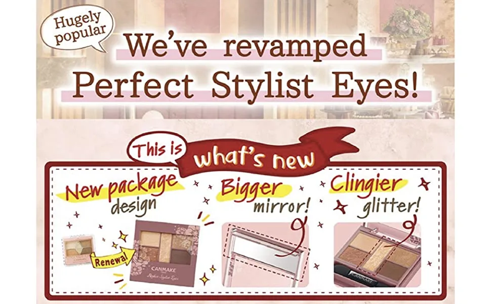 CANMAKE PERFECT STYLIST EYES 18 Bitter Sweet Memory - product information 4