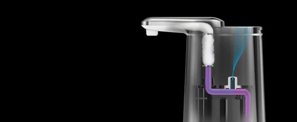 simplehuman 10 oz. Touch-Free Foam Sensor Pump Mandarin Orange Refillable Cartridge  Brushed Stainless Steel Soap Dispenser  2022 Model Brushed 2022 Model - precision pump