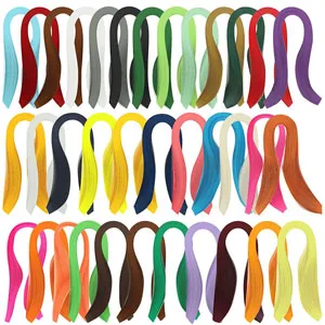 35 Colors 4200 Strips Paper Quilling Strips Set Width 5mm Length 54cm Quilling Art Strips for DIY Craft - quilling