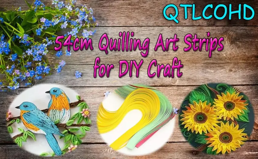 35 Colors 4200 Strips Paper Quilling Strips Set Width 5mm Length 54cm Quilling Art Strips for DIY Craft - QUILLING STRIPS
