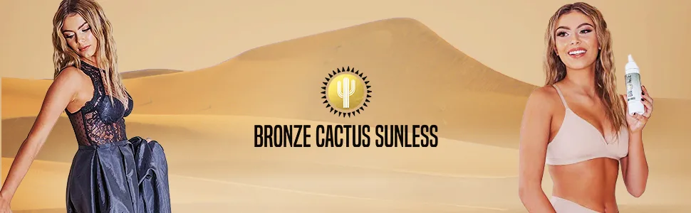 Bronze Cactus Glow Tanning Mist Light Weight  Not Sticky  Fast Drying - Bronze