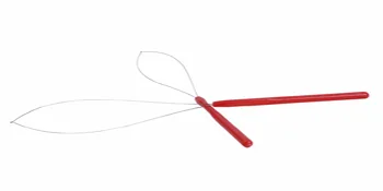 6 Pcs Plastic Hair Extension Loop Needle Threader Pulling Hook Tool Loop Tools Bead Tool for Hair Extensions Feather Extensions (Multicolored) - Plastic Hair Extension Loop Needle Threader Pulling Hook Tool Loop Tools Bead Tool