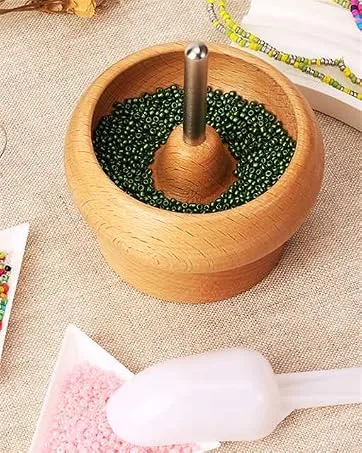 Karsspor Bow Maker Bow Making Tool for Ribbon  Wooden Wreath Bow Maker for Making Gift Bows  Wrist Corsages  Party Decorations  Hair Bows  Holiday Wreaths(with Instructions) - bead spinner