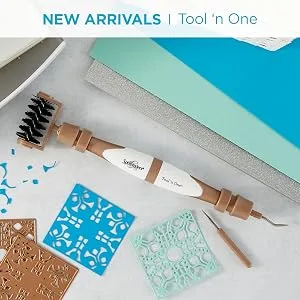 Spellbinders T-016 New n One Multi-Purpose Craft Tool  White & Bronze - New Arrival | Tool