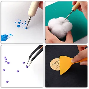 28 PCS Precision Craft Tools Set Vinyl Weeding Tools Kit for Weeding Vinyl  DIY Art Work Cutting  Hobby  Scrapbook 28pcs scrapbooking tools - product information 9