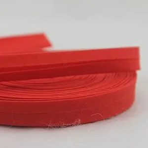 IubuFigo 12mm 1/2 Single Fold Bias Tape Bias Binding for Sewing and Hemming Ribbon 100% Polyester Solid Color - bia binding