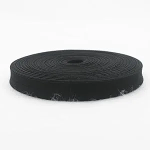 IubuFigo 12mm 1/2 Single Fold Bias Tape Bias Binding for Sewing and Hemming Ribbon 100% Polyester Solid Color - black bias tape binding sewing