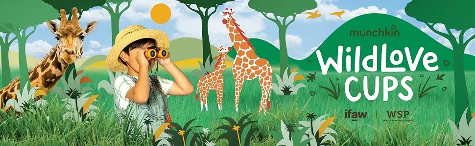 Munchkin  Miracle  360 Wildlove Sippy Cup  9 Oz  Giraffe - miracle cup