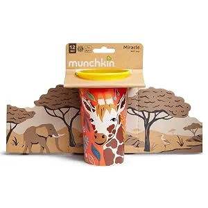 Munchkin  Miracle  360 Wildlove Sippy Cup  9 Oz  Giraffe - miracle cup
