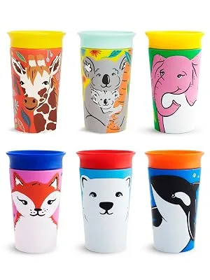 Munchkin  Miracle  360 Wildlove Sippy Cup  9 Oz  Giraffe - WildLove Cups