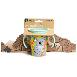 Munchkin  Miracle  360 Wildlove Trainer Cup  6 Oz  Koala - wildlove miracle cup