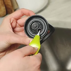 Full Circle Little Sipper Bottle & Straw Cleaner  One Size  Grey - Brush, Bottle, Lid, Straw, Set, Cleaning, Kitchen, Home, Detail, Dish, Sponge, Silicone, Recycle