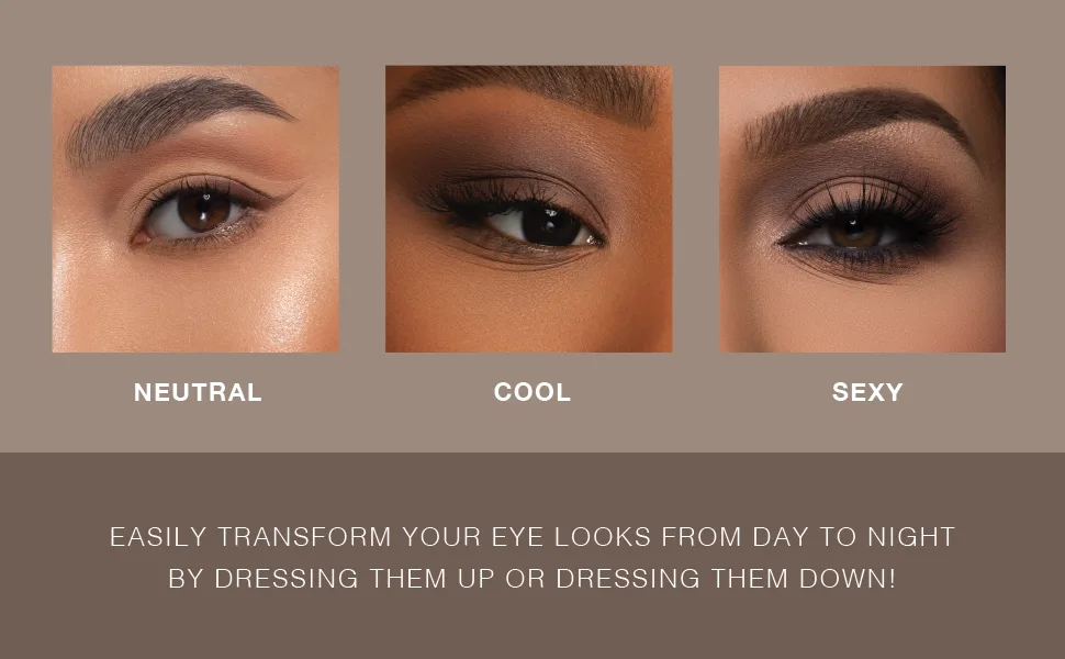 Dose of Colors - Eyeshadow Palette - Pretty Cool - Pretty Cool 3 different looks