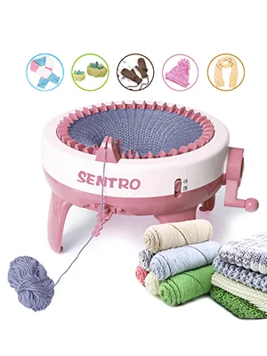 Knitting Machines  40 Needles Knitting Loom Machines  Smart Knitting Board Rotating Double Weaving Loom Machine Kit for Kids and Adults - product information 9