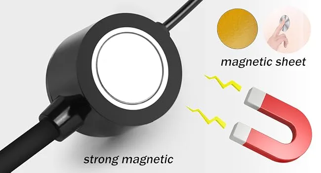 HengBo LED Sewing Machine Light  6000K Daylight Magnetic Led Work Light with Flexible Gooseneck for Sewing Machine Workbench Lathe Drill Presses 3D Printer Sewing Light - sewing light