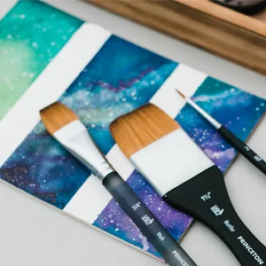 Princeton Aqua Elite  Series 4850  Synthetic Kolinsky Watercolor Paint Brush Dagger Striper  3/8 Inch - Brushes