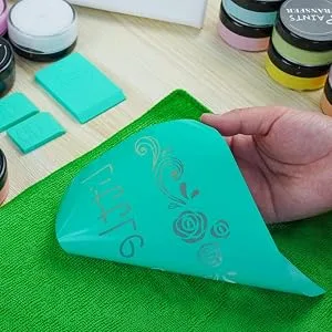 Chalk Stencils Transfers Mesh for Chalk Paste Christian Scripture Faith Bible Verse Silk Screen Stencils Self Adhesive Washable Reusable 5X7 inch PAINTS TRANSFER - chalk couture