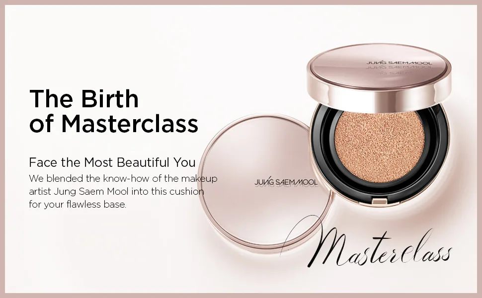  JUNGSAEMMOOL OFFICIAL  Masterclass Radiant Cushion (Vanila (N2)) - Masterclass cushion intro