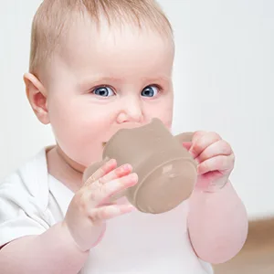 haakaa Silicone Toddler Cup - Durable Baby Training Cup for Baby Independent Drinking  Easy-grip Handles Drinking Cup for 6 Months+ Babies 150ml/5oz (Blush) - product information 18