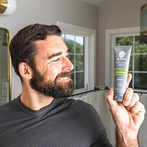 Dr. Squatch Teeth Whitening Toothpaste Kit - Day and Night Flouride Free Natural Toothpaste (1 Citrus Mint + 1 Sooth Spearmint Tooth Paste) 4.7 oz Tubes - night toothpaste