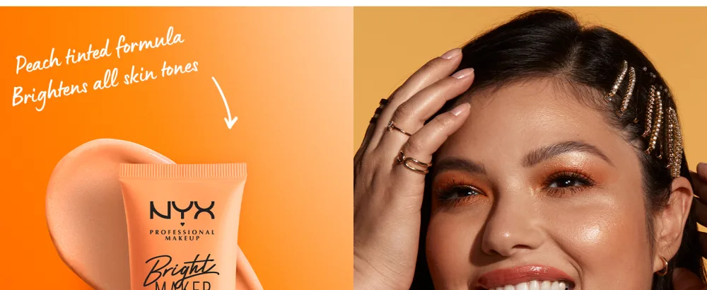 NYX PROFESSIONAL MAKEUP Bright Maker Brightening Primer  Vegan Face Primer - nyx professional makeup best affordable makeup vegan cruelty free products beauty