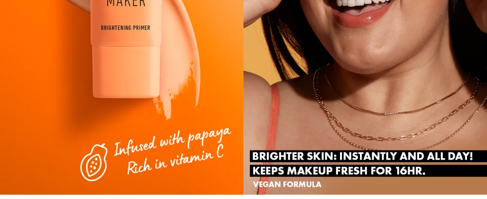 NYX PROFESSIONAL MAKEUP Bright Maker Brightening Primer  Vegan Face Primer - nyx professional makeup best affordable makeup vegan cruelty free products beauty