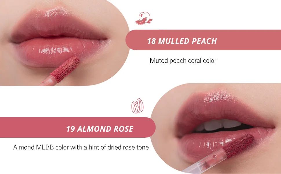 rom&nd ROMAND Juicy lasting Tint Ripe Fruit Colors (20 DARK COCONUT)   - product information 2