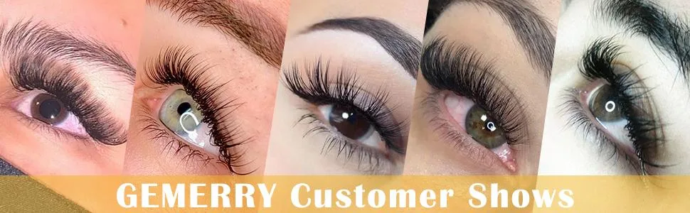 Individual Lash Extensions 15-20mm Mixed Long Lashes 0.05 D Curl Classic Eyelash Extensions Matte Black Single Eyelashes Supplied by GEMERRY (0.05-D  15-20mm Mix) 0.05-D-15-20mm - gemerry individual eyelash extensions classic lashes