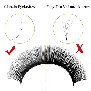 Individual Lash Extensions 15-20mm Mixed Long Lashes 0.05 D Curl Classic Eyelash Extensions Matte Black Single Eyelashes Supplied by GEMERRY (0.05-D  15-20mm Mix) 0.05-D-15-20mm - Not easy fans