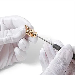 4Pcs Brass Ball Studs Rivets D Ring for Leather Crossbody Purse Craft Gold - product information 3