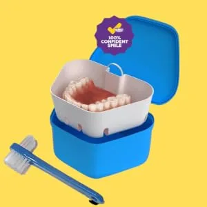 XODENT Denture Cleaning Kit (Denture Bath Kit) - XODENT - Remove Stains for a Confident Smile
