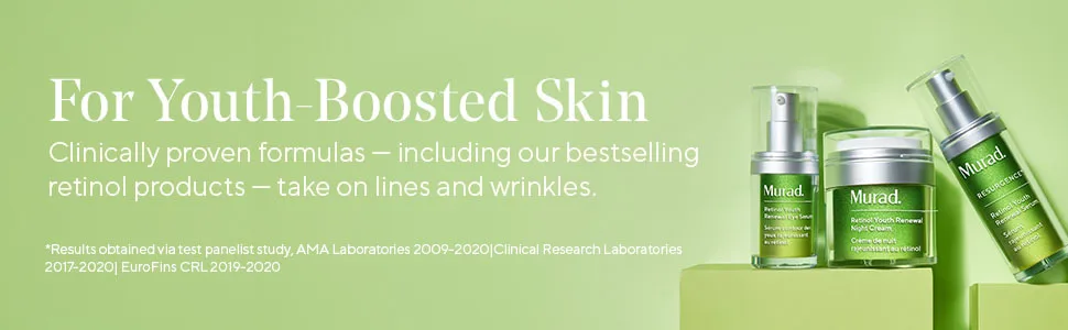 Murad Trial Kits -Multi Action Skincare Sets - Value Sets for Targeted Skin Condition Anti Aging Set 102 Value - green
