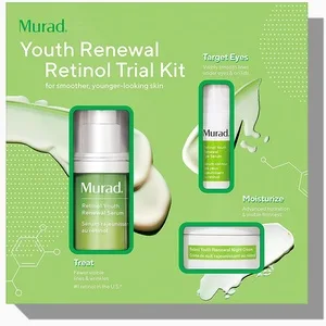 Murad Trial Kits -Multi Action Skincare Sets - Value Sets for Targeted Skin Condition Anti Aging Set 102 Value - wrinkle cream night moisturizer night face cream night time cream skin care