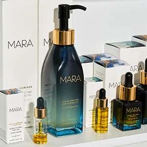 MARA - Natural Chia + Moringa Algae Enzyme Cleansing Oil | Clean  Non-Toxic  Plant-Based Skin Care (4 oz | 120 ml) - cleanse
