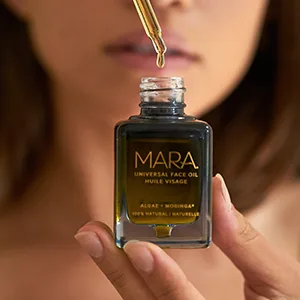 MARA - Natural Algae + Moringa Universal Face Oil | Clean  Non-Toxic  Plant-Based Skin Care (.5 oz | 15 ml) .5 Ounce | 15 ml - mara