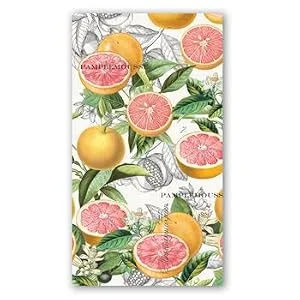 Michel Design Works Large Bath Soap Bar  Pink Grapefruit - Michel Design Works Pink Grapefruit Hostess Napkins