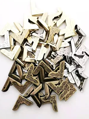 150PCS Book Corner Protector Metal Corner Cover for Scrapbook Album Menu Folder Include 50PCS Gold  50PCS Silver and 50PCS Bronze - guige